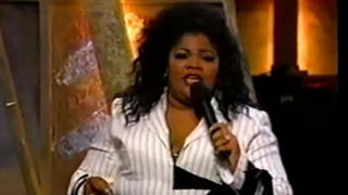 Screenshot of Mo'Nique as host of Showtime at the Apollo